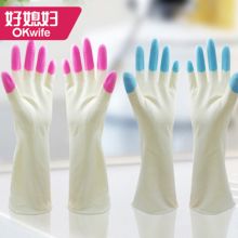 好媳妇 5101 冬季橡胶清洁手套 白色（单位：双）