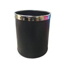 国产 QT-952 22*24.5mm 烤漆酒店单层垃圾桶 黑色（单位：个）