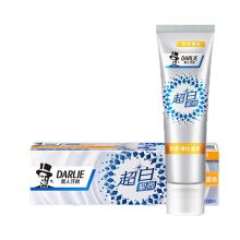 黑人 DARLIE 超白极尚美白牙膏120G 分解牙渍清新口气果漾薄荷