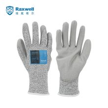Raxwell RW2405 raxwell RW2405 防割手套13针PU涂层劳保抗穿刺耐撕裂耐磨 8"/M (单位：副） (单位：副)