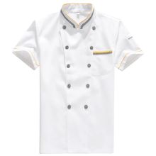 国产 短袖 常规 厨师服工作服含帽子 白色（单位：套）