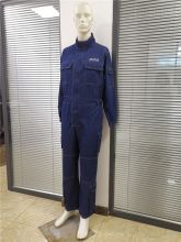 宇迪 S-6XL 防静电连体服（爬塔服） 纯棉防静电 (单位:套) 华能蓝色