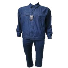 虎邦世家 150-195 纯棉牛仔夏季工作服套装 (单位:套)