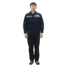 燕舞 YW2019ZYTT5023CQ 190码 防静电工作服 春秋款 男女同款 LOGO定制 藏蓝色 (单位：套)