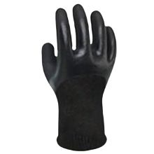 多给力(Wonder Grip) WG-640+ 12双 C级防切割浸胶劳保手套 8/M 黑色(单位：袋)