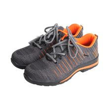 君御 K4013 防砸防穿刺针织劳保鞋（单位：双）10双/箱 黑色/棕色