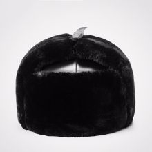 鸣固 XG-M1  仿羊短绒棉安全帽 黑色 （单位：顶）