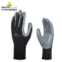 代尔塔 201715 丁腈涂层精细操作手套 黑色 （单位：付）