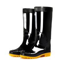 回力 HL807 男士款时尚雨靴 户外防水防滑耐磨高筒 43码（单位：双）黑色