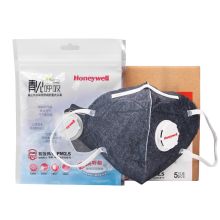 霍尼韦尔(Honeywell) D7051V-DB1 口罩KN95靓呼吸防尘耳带式带阀牛仔蓝男女骑行(5只装)(计价单位：盒）
