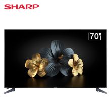 夏普 70X6PLUS 70英寸 4K高清日本原装面板语音智能液晶平板电视机 黑色（单位：台）