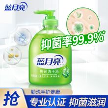 蓝月亮 500g 洗手液  芦荟抑菌洗手液500g瓶 清洁抑菌99.9% 滋润保湿 泡沫丰富 易冲洗 抑菌洗手液（单位：瓶）