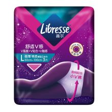 薇尔Libresse A5912 舒适V感极薄棉柔裤型卫生巾L码 3片 单位：包