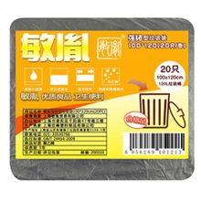敏胤 点断式 垃圾袋 20只装 黑色 (单位:包)