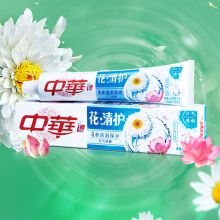 中华 牙膏 花清护清菊沁莲味 180g 单位：瓶