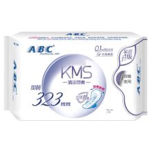 ABC K34 KMS清凉舒爽甜睡夜用323mm 卫生巾 YC 3片