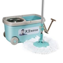 拓朴 L020  大卫双驱动旋转拖把桶拖布好神拖拓扑地拖墩布免手洗清洁工具拖 干湿两用随身行  1杆2头（单位：个)