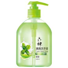 六神 500ml 绿茶清爽洗手液 12瓶/箱（单位：箱）
