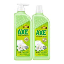 斧头牌 AXE-2 1.3kg*2 花茶护肤洗洁精(泵+补) 绿色（单位：套）