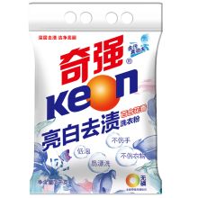 奇强 亮白去渍洗衣粉百合花香 4kg  单位：袋