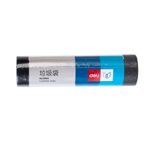 得力(deli) 18744 加厚八角点断式大容量垃圾袋100*120cm单卷(10只)（单位：包） 黑色