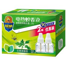 超威 电热蚊香液2瓶装90晚艾草清香 40ml*2 （15盒/箱） 单位：盒