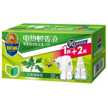 超威 电热蚊香液艾草清香加热器+90晚 直插加热器+40ml*2 （15盒/箱）单位：盒