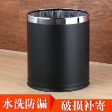 国产 不锈钢 垃圾桶 黑色（单位：个）