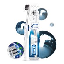 欧乐B ORAL-B 专业护龈微米银抗菌超细软毛牙刷单支装