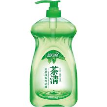 蓝月亮/Bluemoon 天然茶清 洗洁精 高效去油 餐具果蔬轻松洗 通用规格,1kg