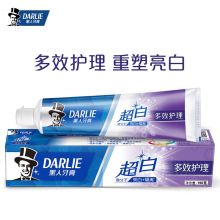 黑人 DARLIE 超白 牙膏 190G 多效护理 