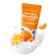 严迪 YANDY 2-12岁无氟可吞咽防蛀 儿童牙膏 60G（甜橙味）