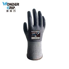 多给力(Wonder Grip) OP-785 12双 PU涂层HPPE钢丝D级防切割手套耐磨防滑修理搬运工地防护手套 9/L 蓝色(单位：袋)