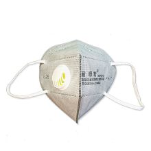 NABES/耐呗斯 NBS9501VC 耳带式活性炭有呼吸阀内鼻梁口罩 无海绵垫独立包装(20只/盒） 单位：盒