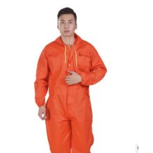 国产 XL码 防尘连体带帽工作服 橘色（单位：件）