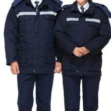 奥汀斯登/ATSD 冬季长袖 深蓝色 普通工作服 冬季防寒保暖棉 1套