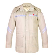 邦威/BW1 33 普通工作服 防静电长款棉服米色 女