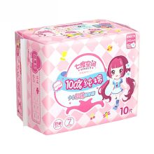 七度空间 245mm*10片 少女系列 纯棉表层 超薄型日用 单位：包