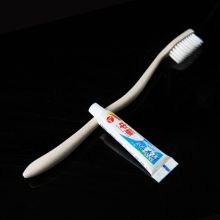 YB  牙具AB 星级酒店用品 定制 一次性牙具 尖毛牙刷+6g中华牙膏（定制）3000个   白色(单位：件）