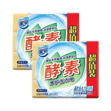 家安 酵素净护洗衣皂超凡净透洁雅百合超值装 205g*3 单位：包