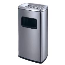 南方 GPX-30F 30L 不锈钢方形丽格桶垃圾桶 沙银钢（单位：个）