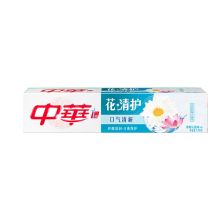 中华 花清护牙膏清菊沁莲 140g 单位：支