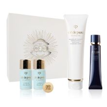 肌肤之钥/Cle de Peau 光凝润采妆前霜洁面乳精华露 面部护理套装 YC 165ml