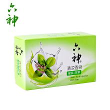 六神 清凉香皂绿茶+甘草 125g 单位：块
