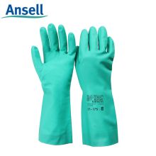 安思尔Ansell 37-175 Sol-Vex 丁腈手套 9码 耐磨耐油耐酸碱劳保 (单位：副)
