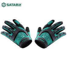 世达（SATA）经典绿机械型防冲击手套防震劳保手套8寸 SF0903 /9寸 SF0904 防冲击手套8寸（单位：副）