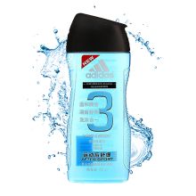 阿迪达斯 男士洗护二合一运动后舒缓香波沐浴露 250ml  单位：瓶