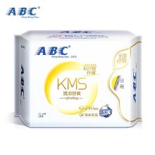 ABC KMS纤薄棉柔超吸日用 卫生巾 240mm(KMS健康配方) 8片