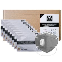 名典上品 M950VC-灰色-头戴式 防尘口罩 160*125 25只装 灰色 单位:盒