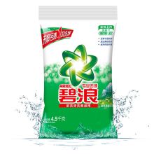 碧浪 100007258798 杀菌除菌洁净3合1洗衣粉（自然清新香）4.5KG/袋装 含馨香因子 手洗 温和不伤手 （单位：袋）4.5KG/袋 绿